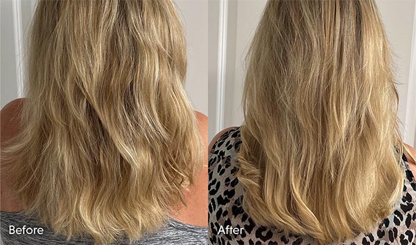 Before & After Neora ProLuxe Hair Mask